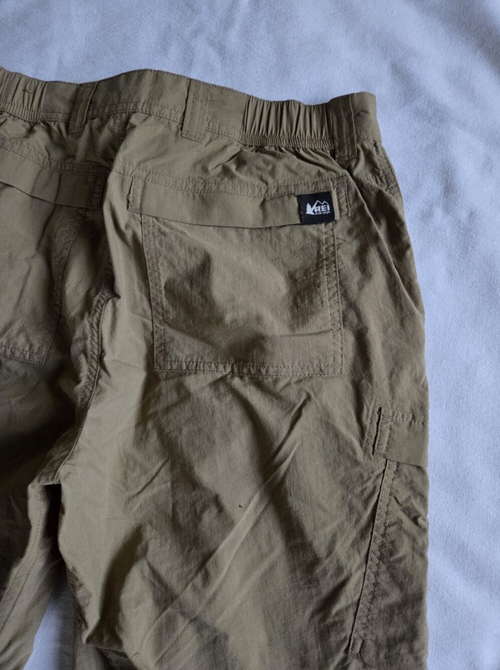REI Men's Cargo Pants in Khaki Brown - Picture 7 of 7